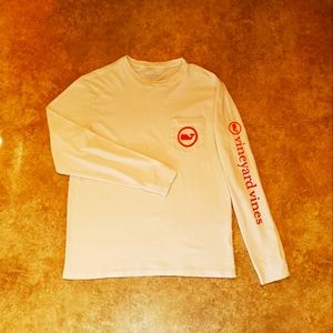 Vineyard Vines - Men's Size Small Vintage Whale Long-Sleeve Pocket Tee